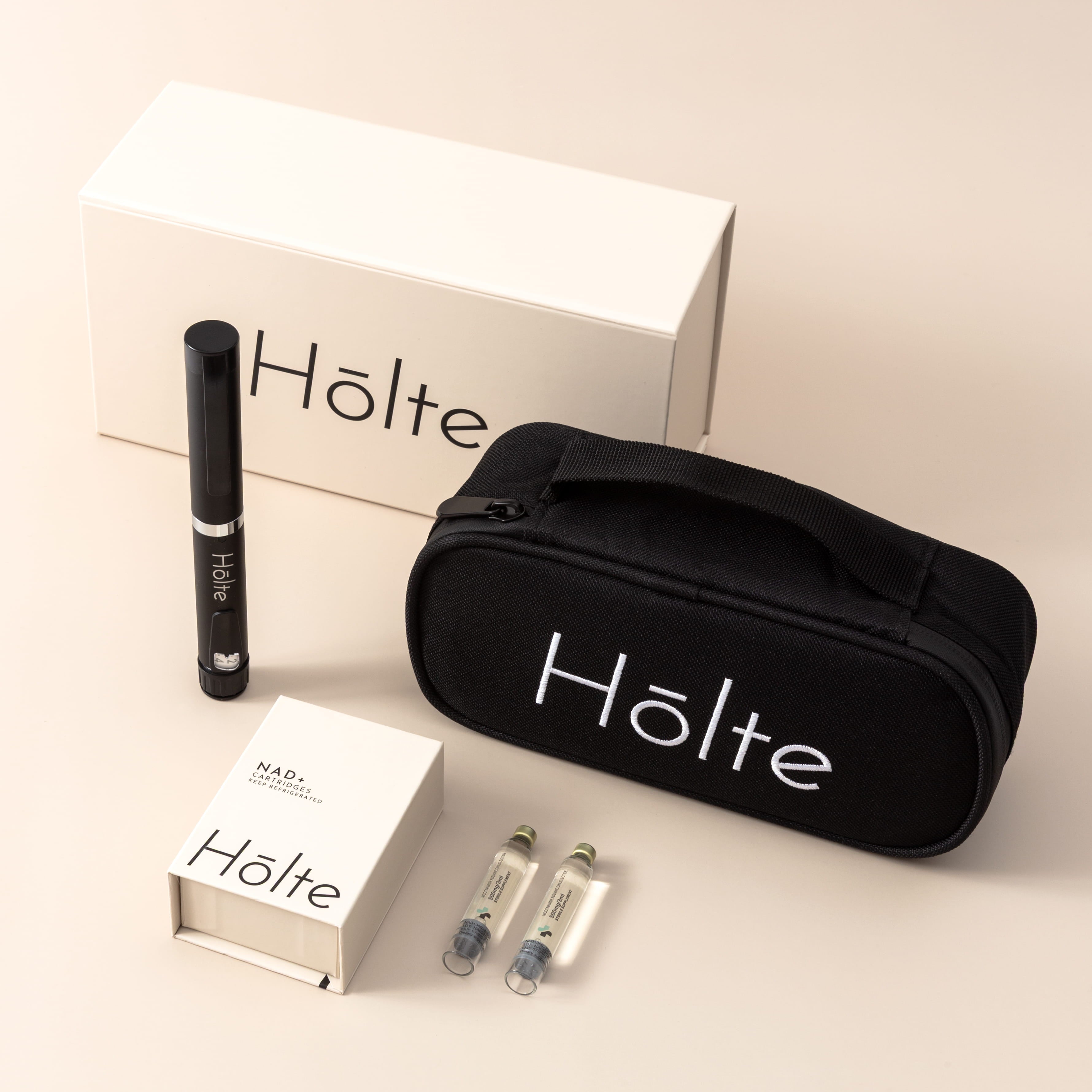 NAD+ Starter Kit (NAD Pen, 2000mg Cartridges & Travel Case) Holte NAD+ Starter Kit (NAD Pen, 2000mg Cartridges & Travel Case) Holte