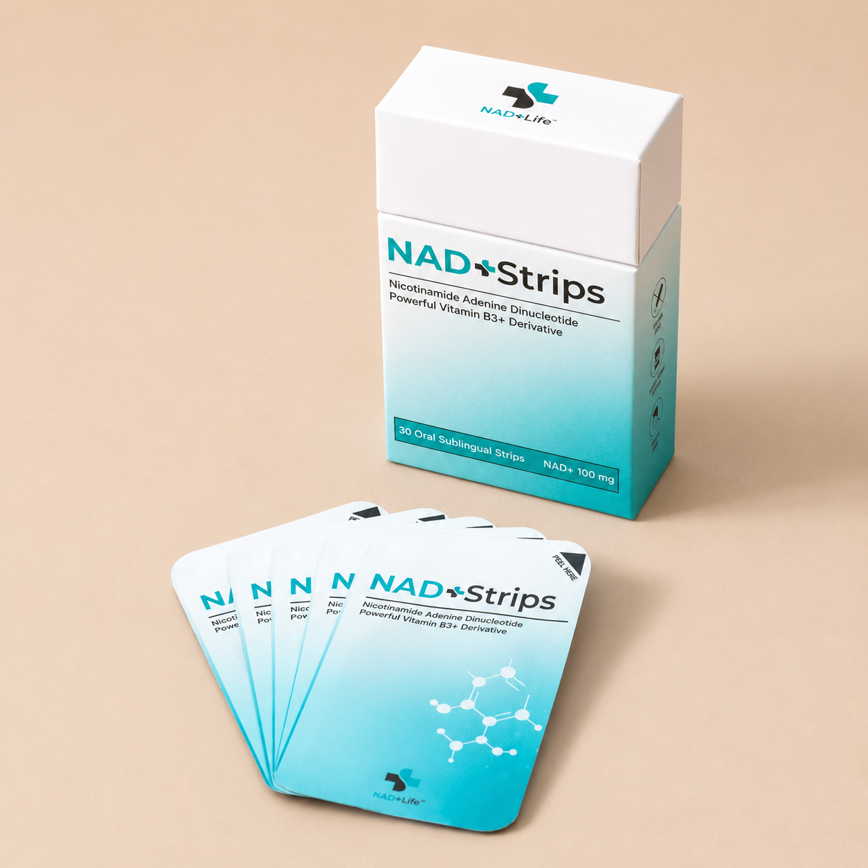 NAD+ Oral Strips 30 x 100mg (Sublingual)